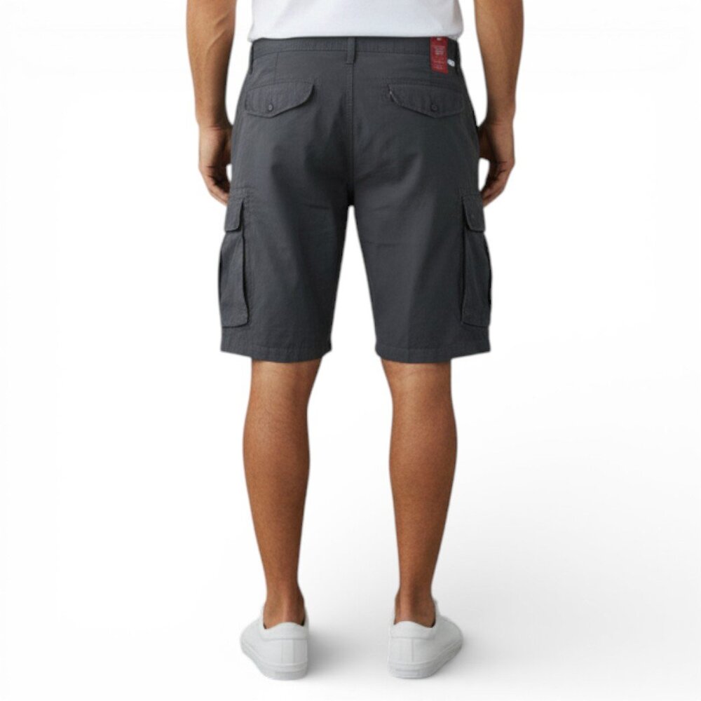NEW Levi's Carrier Men's Size 42 Ripstop Cargo Shorts Loose Fit Charcoal Gray